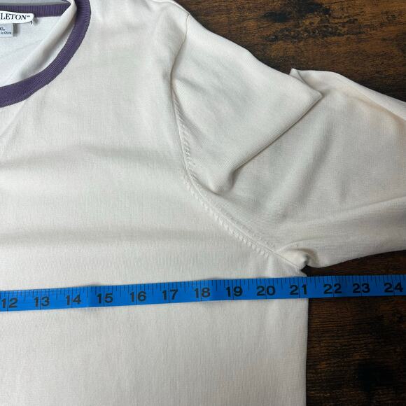 Pendleton Womens XL Silk Blend Cardigan Minimalist Preppy Old Money Quiet Luxury - Picture 8 of 11